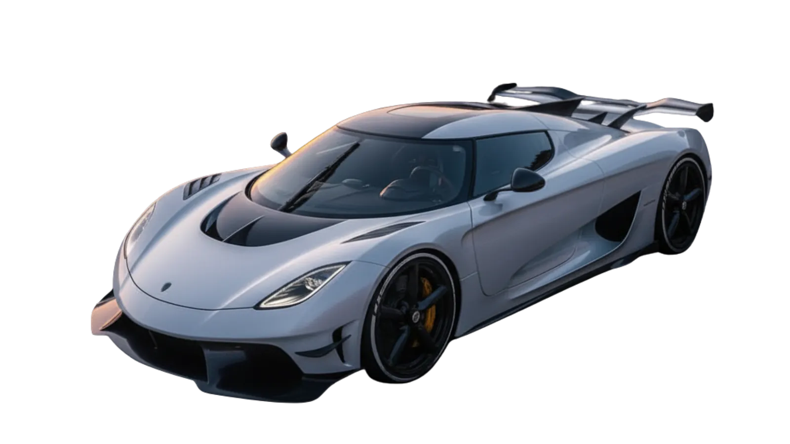 Koenigsegg Jesko - illustration av en hyperbil